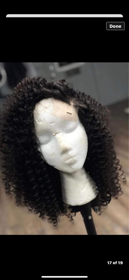 4X4 Lace Closure Full Coverage Wig Curly